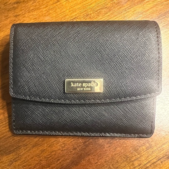 Kate Spade Black Card Holder - Picture 1 of 6